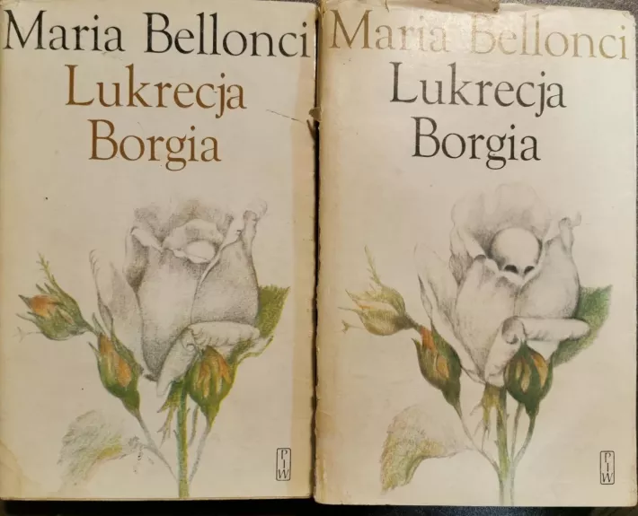 Lukrecja Borgia (2 tomy) - Maria Bellonci, knyga