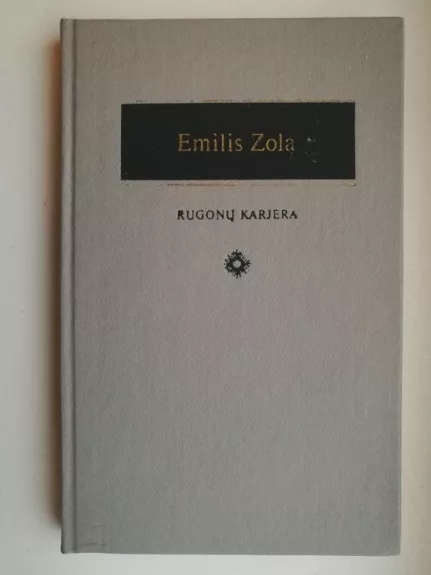 Rugonų karjera - Emilis Zola, knyga