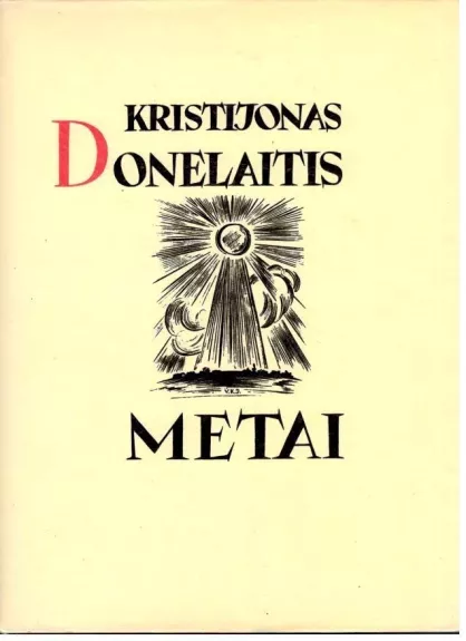 Metai - Kristijonas Donelaitis, knyga