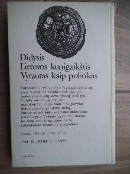 Vytautas kaip politikas