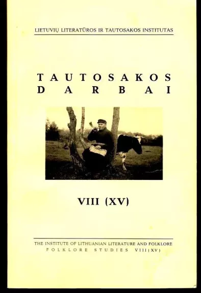 Tautosakos darbai VIII (XV) - Nijolė Laurinkienė, knyga