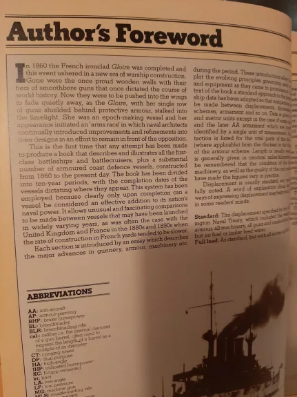 The complete encyclopedia of Battleships and Battlecruisers - Tony Gibbons, knyga 1