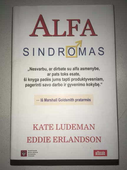 Alfa sindromas - Kate Ludeman, Eddie  Erlandson, knyga 1