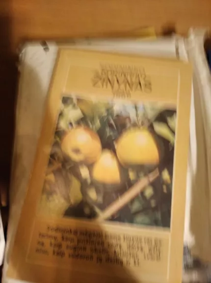 Sodininko žinynas, 1989 m., Nr. 1