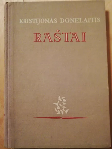 Raštai - Kristijonas Donelaitis, knyga