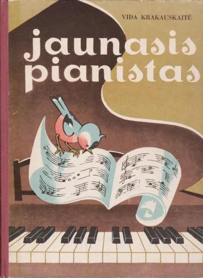 Jaunasis pianistas - Vida Krakauskaitė, knyga