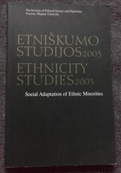 Etniškumo studijos 2003 - Autorių Kolektyvas, knyga