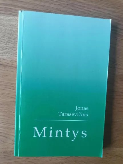 Mintys - Jonas Tarasevičius, knyga