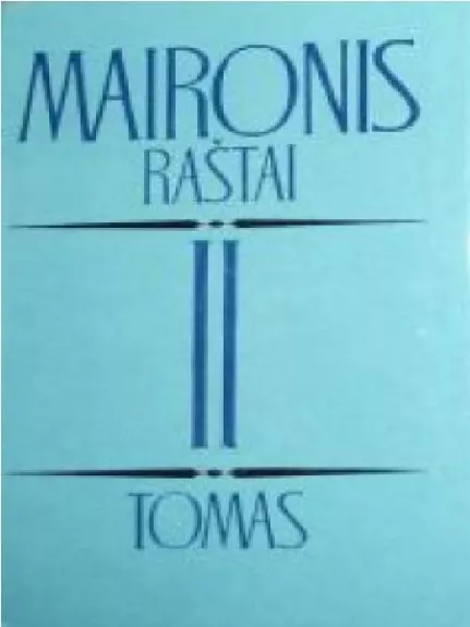 Raštai, 2 -  Maironis, knyga