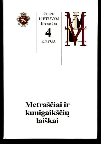 Metraščiai ir kunigaikščių laiškai