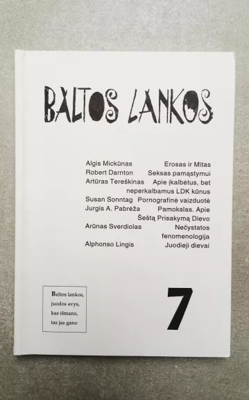 Baltos Lankos 7 - Baltos Lankos, knyga