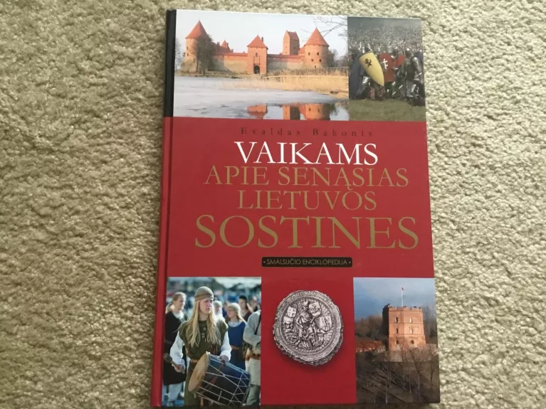 Vaikams apie senąsias Lietuvos sostines - Evaldas Bakonis, knyga