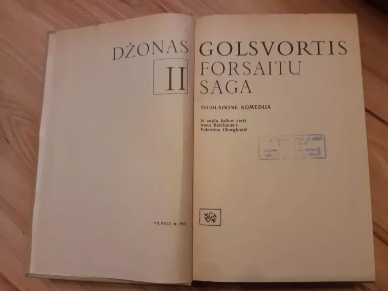 Forsaitų saga 2 - Džonas Golsvortis, knyga 1
