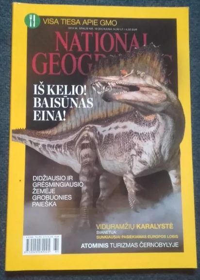 National Geographic Lietuva, 2014 m., Nr. 10 - National Geographic , knyga