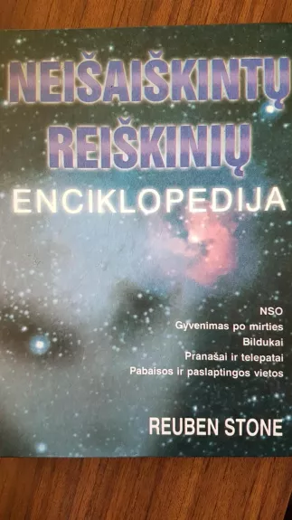 Neišaiškintų reiškinių enciklopedija - Reuben Stone, knyga