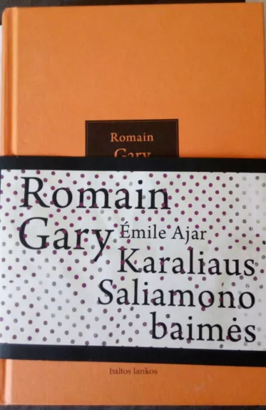 Karaliaus Saliamono baimės - Romain Gary, knyga