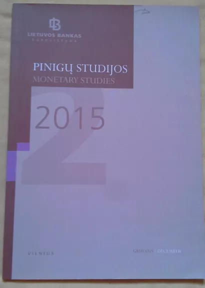 Pinigų studijos, 2015 m., Nr. 2 - Autorių Kolektyvas, knyga