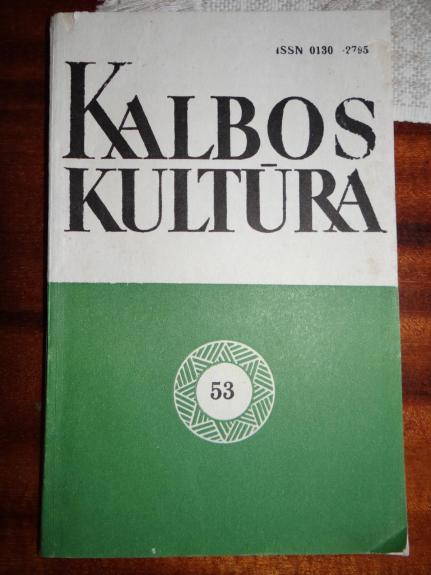 Kalbos kultūra 53