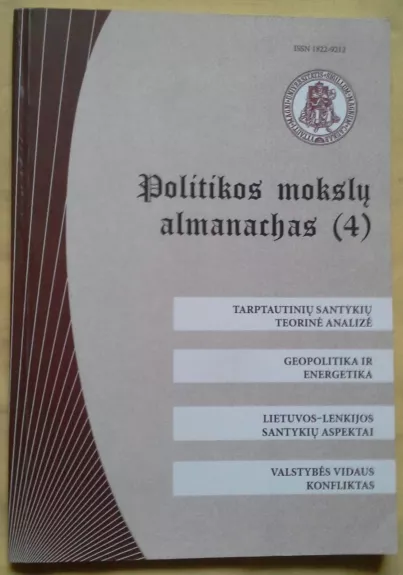 Politikos mokslų almanachas (4) - Autorių Kolektyvas, knyga