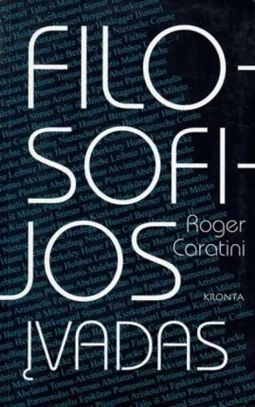 Filosofijos įvadas - Roger Caratini, knyga