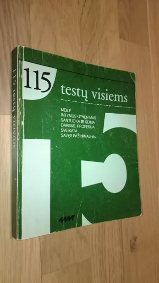 115 testų visiems - Vytautas Mikalauskas, knyga
