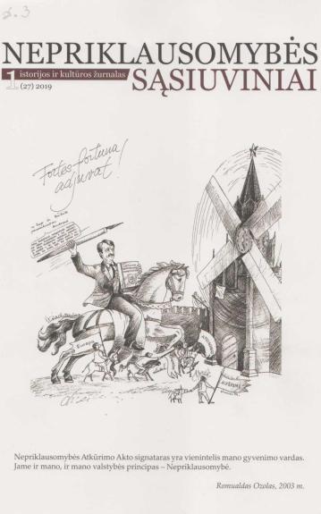 Nepriklausomybės sąsiuviniai. 2019 Nr.1 (27)