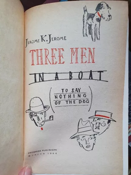 Three men in a boat (to say nothing of a dog) - Jerome K. Jerome, knyga 1