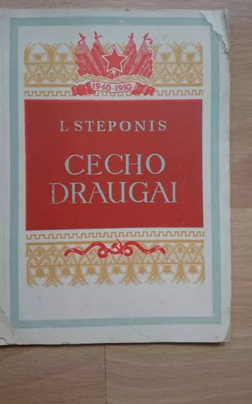 Cecho draugai - J. Stepanonis, knyga