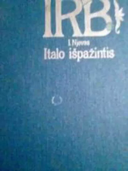 Italo išpažintis - Ipolitas Njevas, knyga