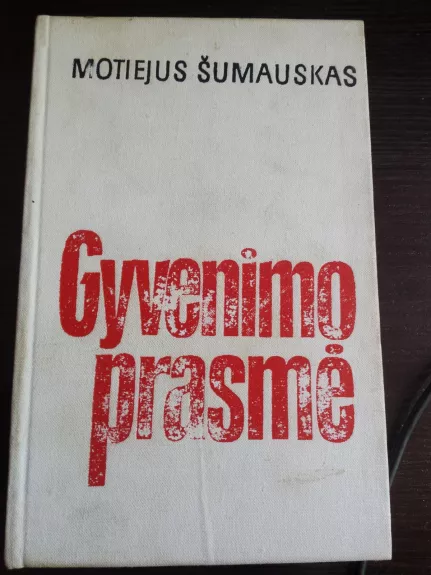 Gyvenimo prasmė - Motiejus Šumauskas, knyga