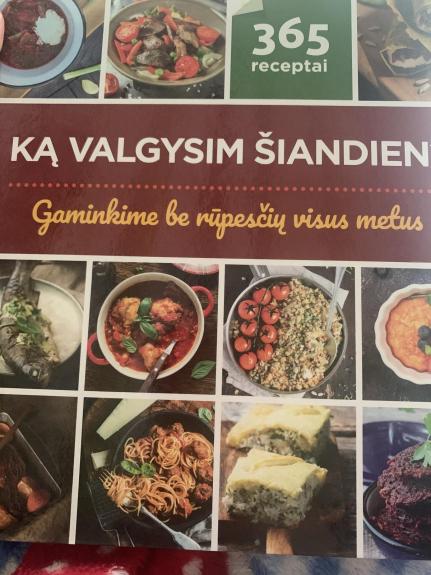 Ką valgysim šiandien? 365 receptai - Daiva Dmuchovska, knyga