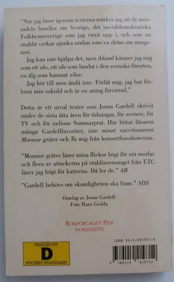 Mormor Grater - Jonas Gardell, knyga 1