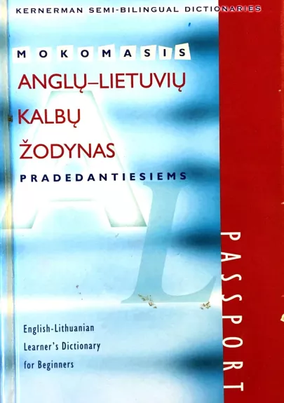 Mokomasis anglų-lietuvių kalbų žodynas pradedantiesiems - Raphael Gefen, knyga