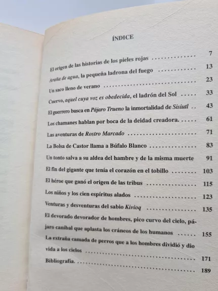 Historias Magicas de Los Indios Pieles Rojas - Benito Vidal, knyga 1