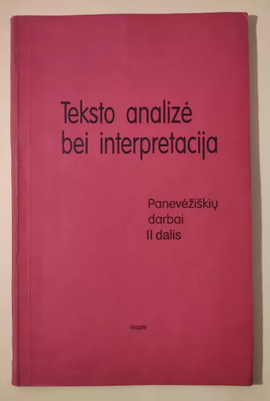 Teksto analizė bei interpretacija - Ona Žiukienė, knyga