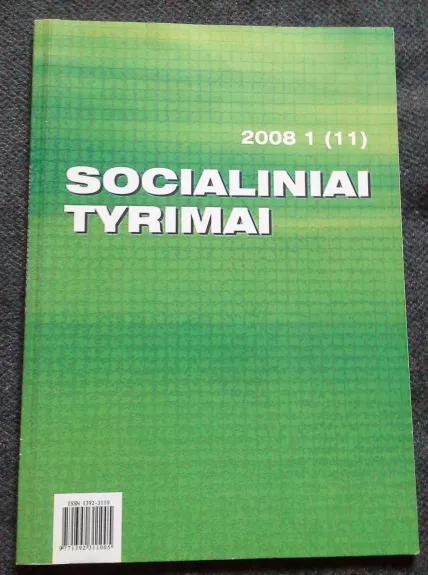 Socialiniai tyrimai, 2008 m., Nr. 1 - Autorių Kolektyvas, knyga
