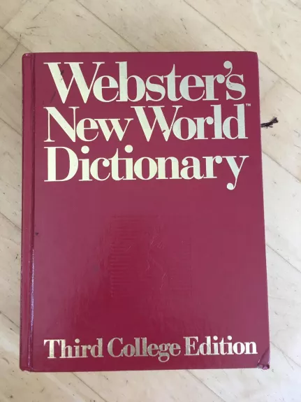 Webster's New World Dictionary, Third college edition