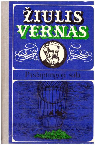 Paslaptingoji sala - Žiulis Vernas, knyga
