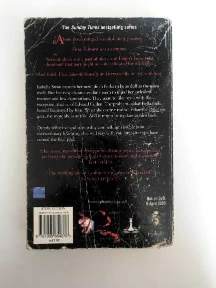 Twilight - Stephenie Meyer, knyga 1