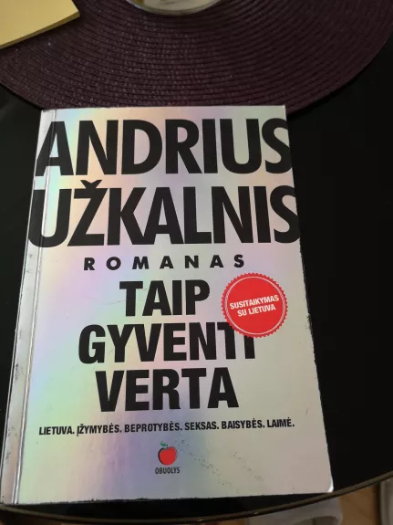 Taip gyventi verta - Andrius Užkalnis, knyga