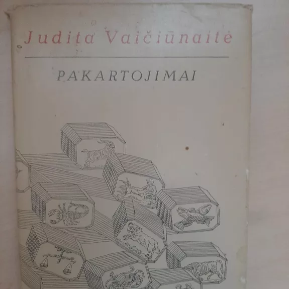 Pakartojimai - Judita Vaičiūnaitė, knyga