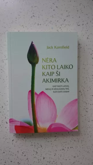 Nera kito laiko kaip ši akimirka - Jack Kornfield, knyga