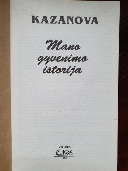 Kazanova. Mano gyvenimo istorija