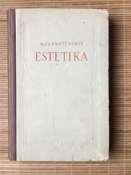 Estetika - Nikolajus Černyševskis, knyga