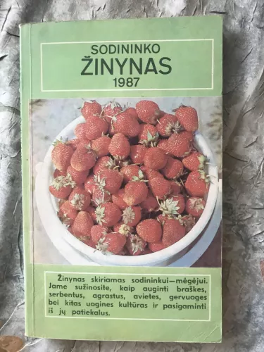 Sodininko žinynas, 1987 m., Nr. 1 - Autorių Kolektyvas, knyga 1