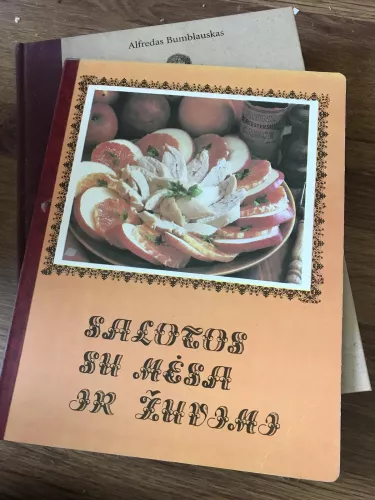 Salotos su mėsa ir žuvimi - Autorių Kolektyvas, knyga