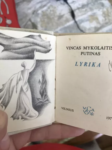 Lyrika - Vincas Mykolaitis-Putinas, knyga