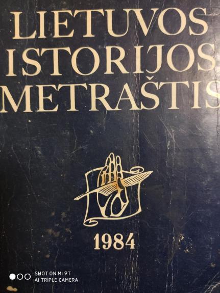 Lietuvos istorijos metraštis 1984