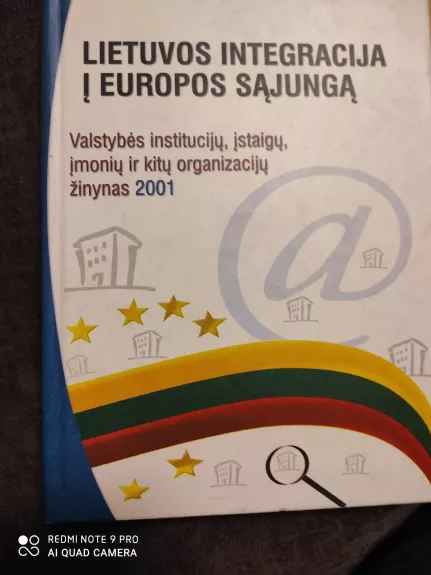 Lietuvos integracija į Europos Sąjungą Valstybės institucijų, įstaigų ir kitų įstaigų žinynas