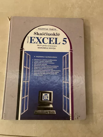 Skaičiuoklė Microsoft Excel 5 - Vigintas Šakys, knyga